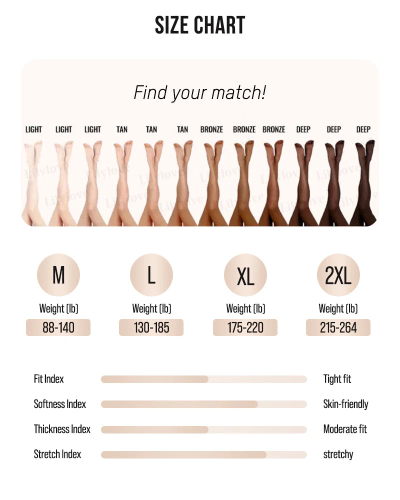 Fleece-Lined Sheer Tights