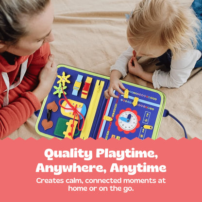 Montessori Busy Board – Screen-Free Play Kit