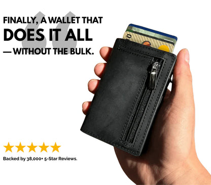 ZipSlide™ Minimalist Wallet