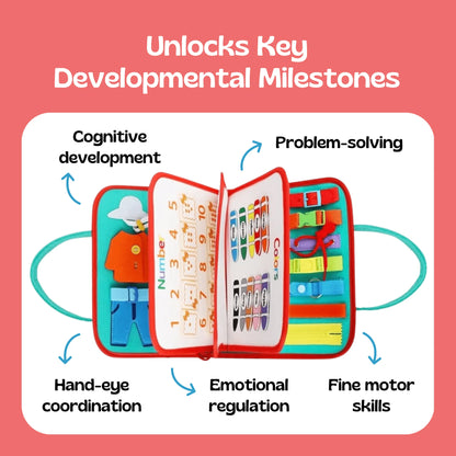 Montessori Busy Board – Screen-Free Play Kit