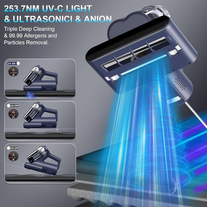 Ultrasonic UV-C Mattress Vacuum