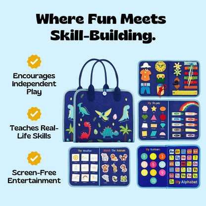 Montessori Busy Board – Screen-Free Play Kit